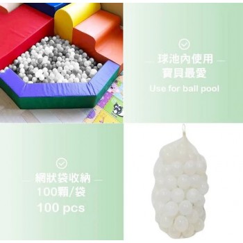 Ching Ching 7cm Play Balls 100pcs Transparent Ball Eco-Friendly